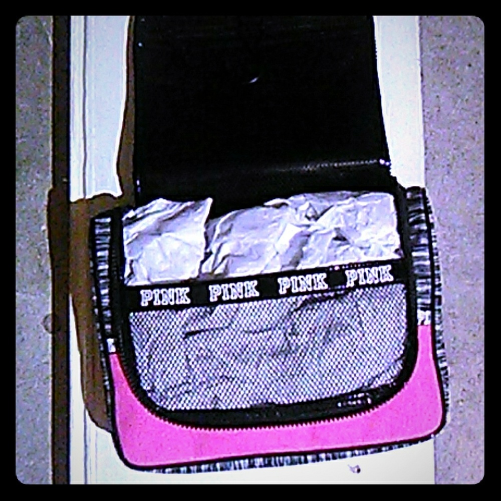 Womens LOVE PINK lingerie/ make up bag